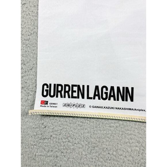 Gurren Lagann Cloth Banner Flag Anime Team Dai-Gurren Symbol Kamina Signed - Picture 3 of 10